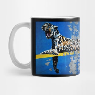 Banksy Bronx Zoo Leopard Graffiti Mug